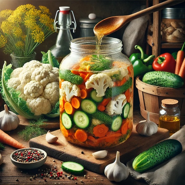 مواد لازم و طرز تهیه شور مخلوط