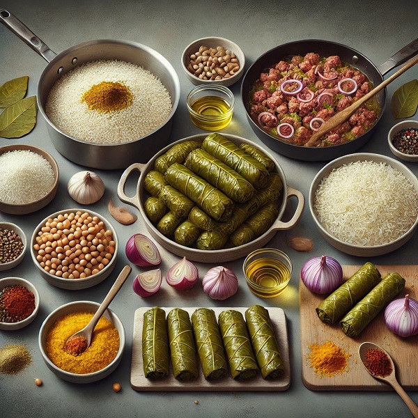 طرز تهیه دلمه برگ