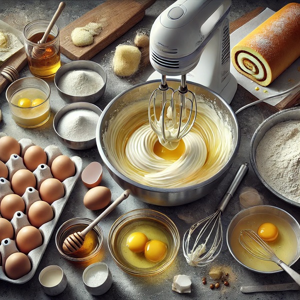 طرز تهیه رولت خامه ای