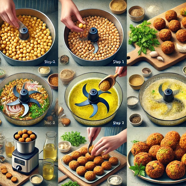 طرز تهیه فلافل خانگی با نخود