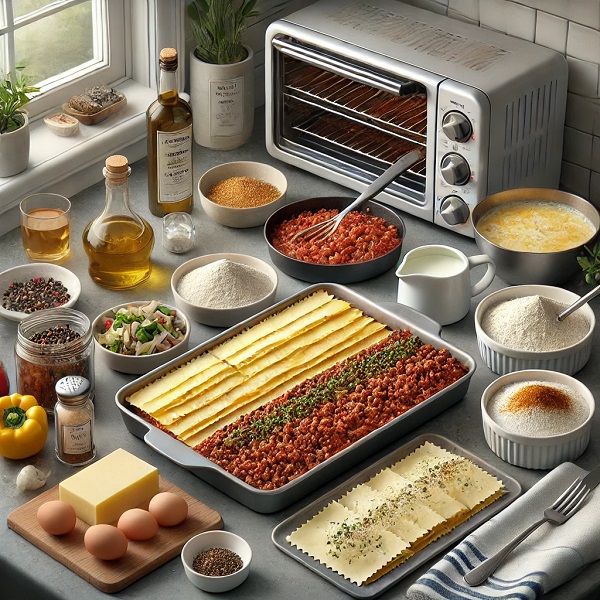 طرز تهیه لازانیا در توستر