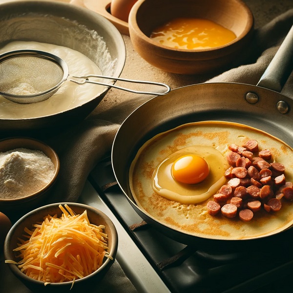 طرز تهیه کرپ کالباس