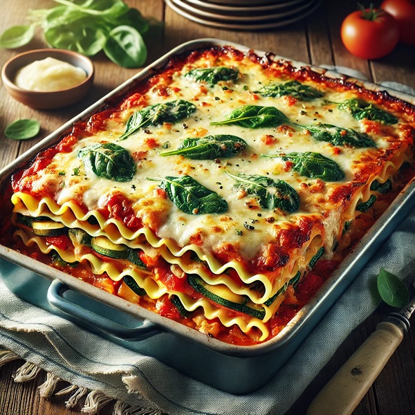 مواد لازم و طرز تهیه لازانیای گیاهی بدون گوشت