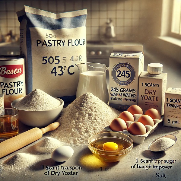 مواد خمیر پیتزا گوشت و قارچ