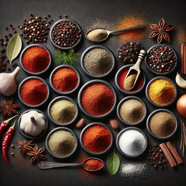 مواد لازم ادویه های بال و کتف سوخاری رستورانی