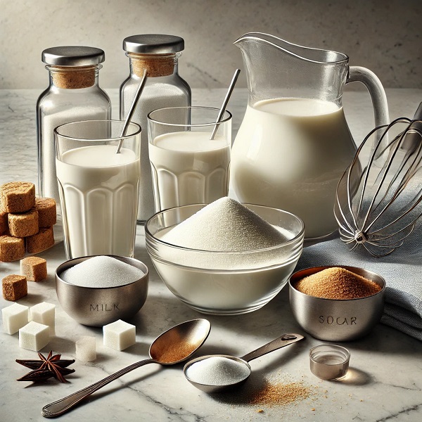 مواد لازم بستنی وانیلی