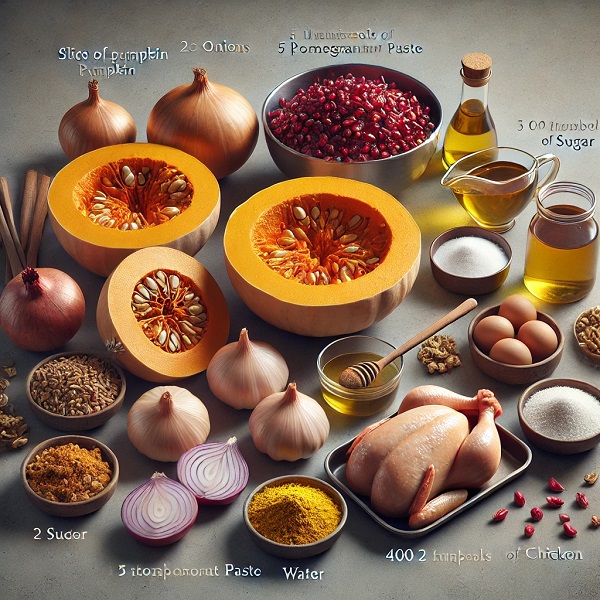 مواد لازم خورشت فسنجان اصفهانی