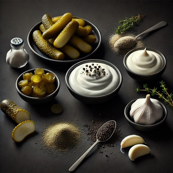مواد لازم سس اول بال و کتف سوخاری رستورانی