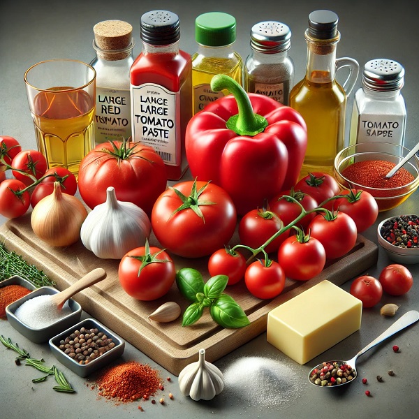 مواد لازم سس مارینارا پیتزا پپرونی