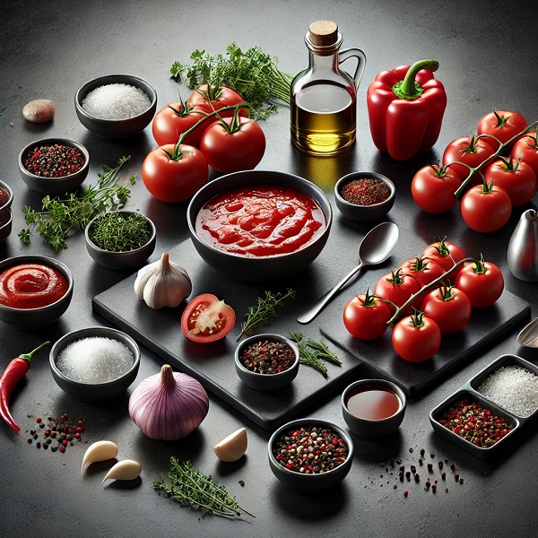 مواد لازم سس مارینارا