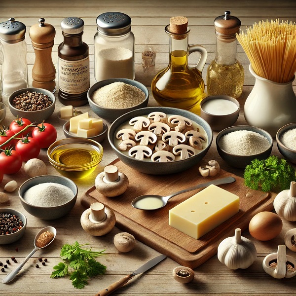 مواد لازم سس پاستا