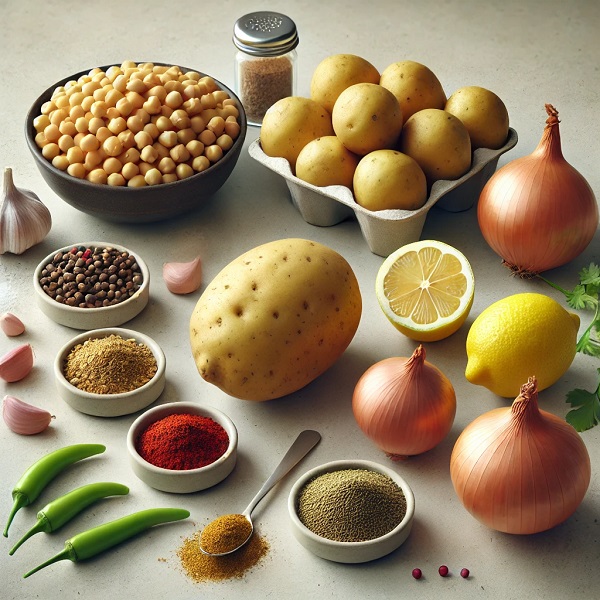 مواد لازم فلافل ساندویچی