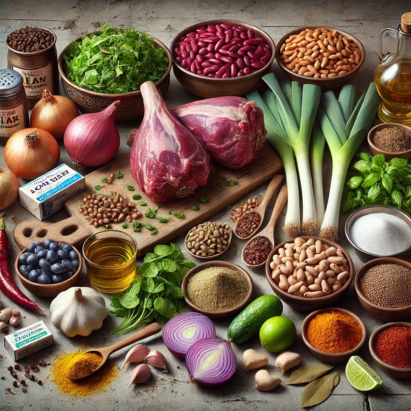 مواد لازم قورمه سبزی
