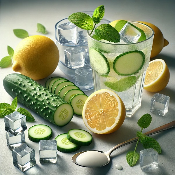 مواد لازم لیموناد خیار