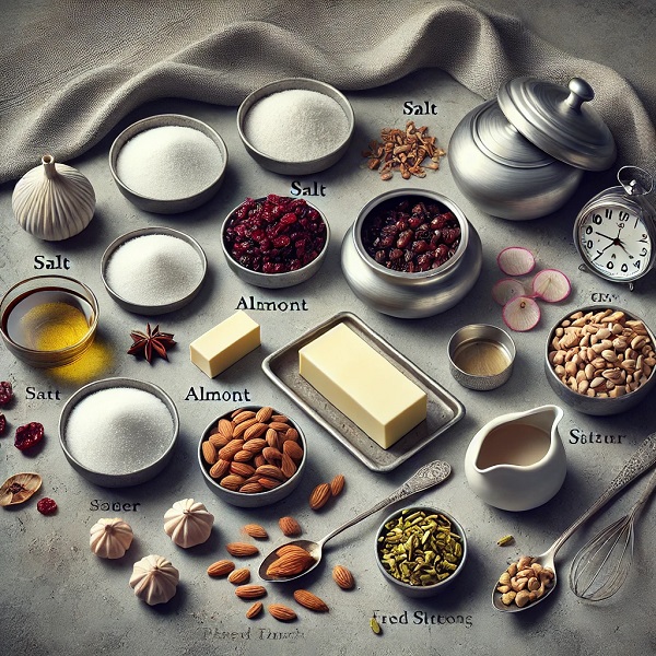 مواد لازم میانی ته چین گوشت مجلسی