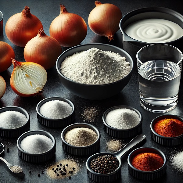 مواد لازم پیاز سوخاری