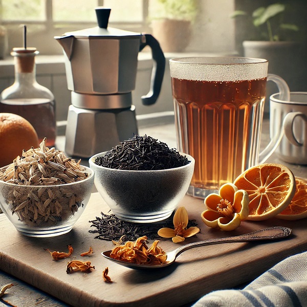 مواد لازم چای بهار نارنج