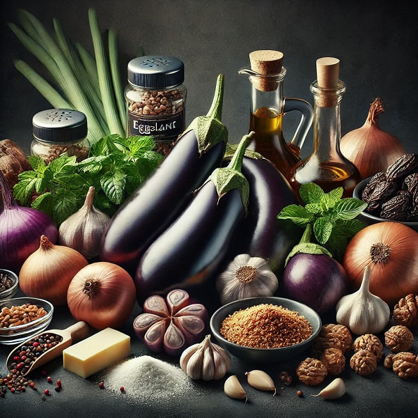 مواد لازم کشک بادمجان گیلانی