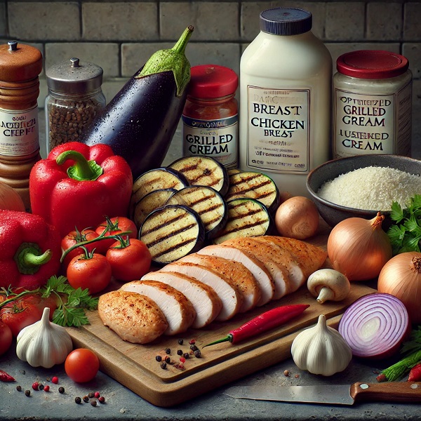 مواد مایه کرپ مرغ