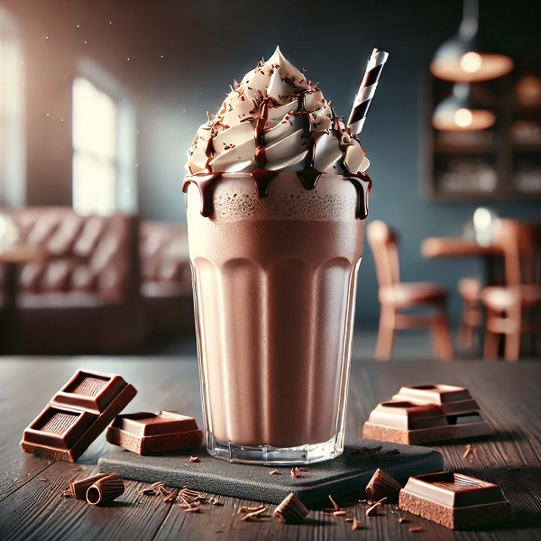 میلک شیک شکلاتی