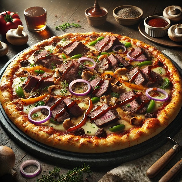 مواد لازم و طرز تهیه پیتزا رست بیف مواد لازم و طرز تهیه پیتزا رست بیف