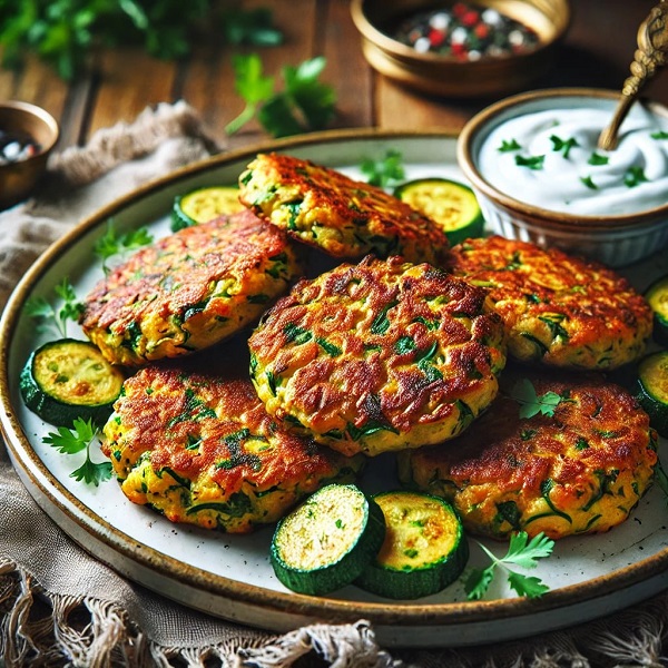 مواد لازم و طرز تهیه کوکو کدو سبز