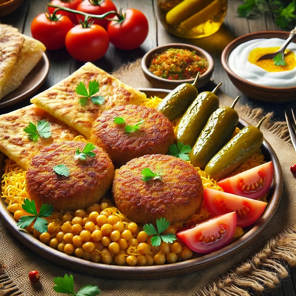 شامی لپه با گوشت گوسفندی