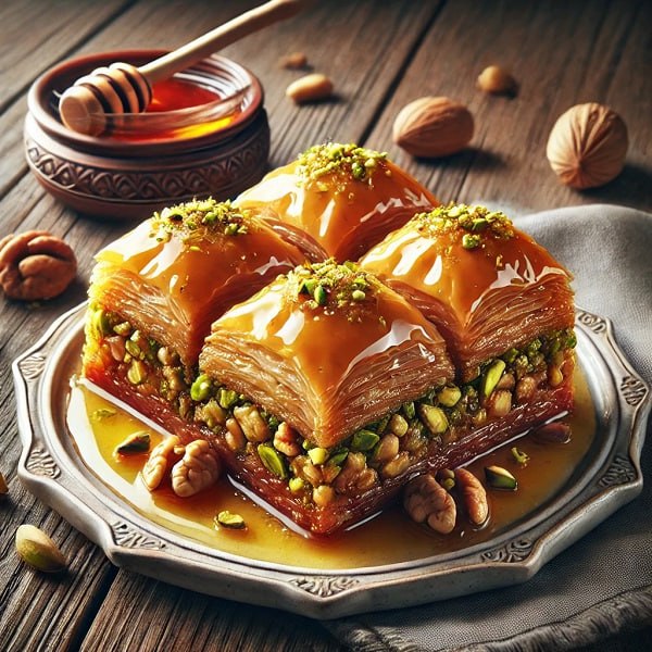 مواد لازم و طرز تهیه باقلوا