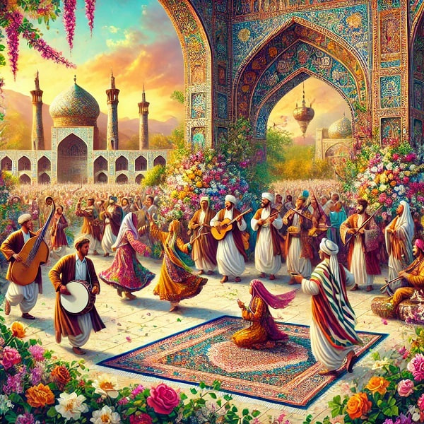 روز جشن میانه بهار، جشن بهاربد، روز شیراز