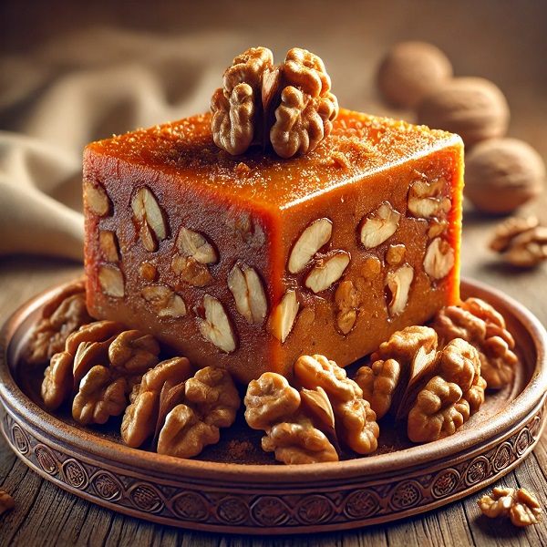 مواد لازم و طرز تهیه حلوا گردویی مواد لازم و طرز تهیه حلوا گردویی