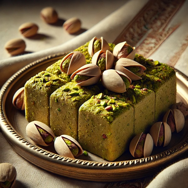 مواد لازم و طرز تهیه حلوای پسته مواد لازم و طرز تهیه حلوای پسته