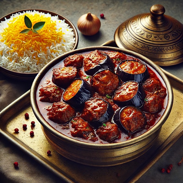 مواد لازم و طرز تهیه خورشت بادمجان