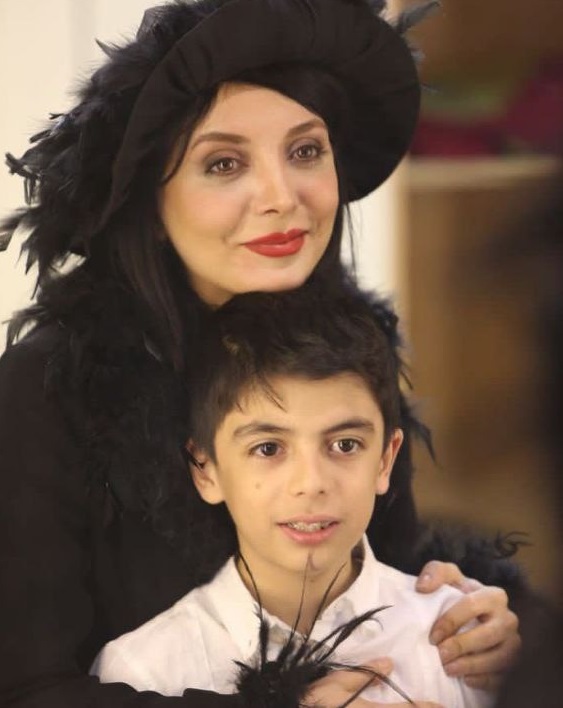 رویا میرعلمی و پسرش