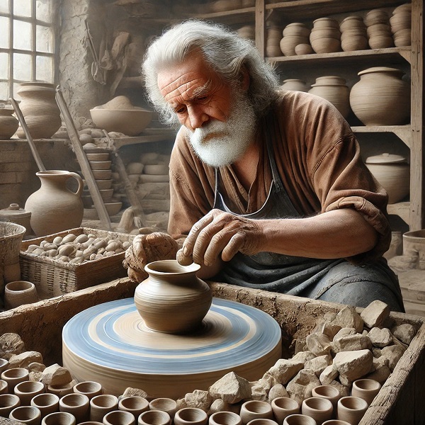 سنگ پا، پای ثابت کوزه