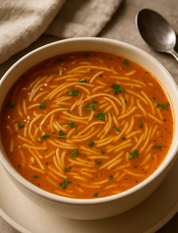 مواد لازم و طرز تهیه سوپ ورمیشل