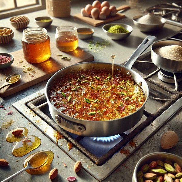 طرز تهیه سوهان عسلی