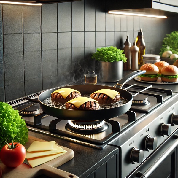 طرز تهیه همبرگر خانگی