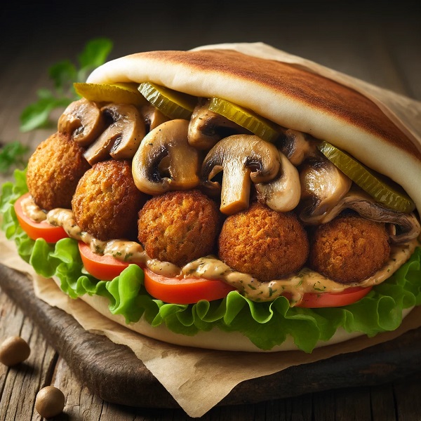 مواد لازم و طرز تهیه فلافل با قارچ