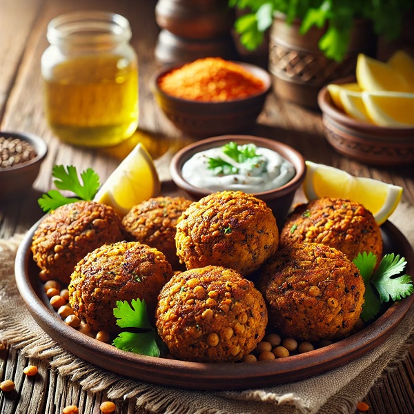 مواد لازم و طرز تهیه فلافل لپه