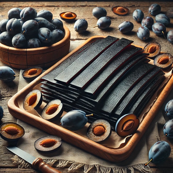 مواد لازم و طرز تهیه لواشک آلو سیاه