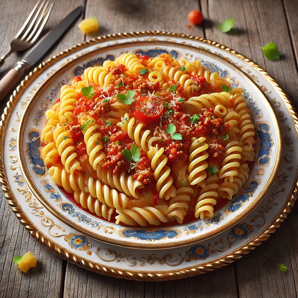 مواد لازم و طرز تهیه ماکارونی بدون دم کردن