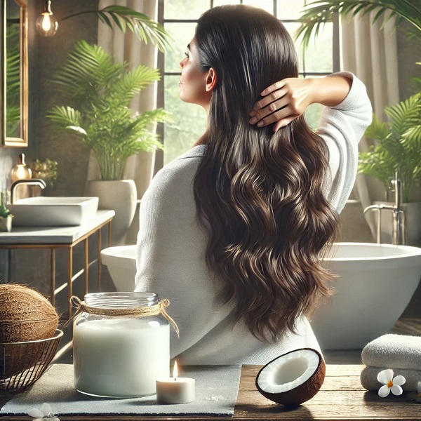 محافظت از مو با روغن نارگیل