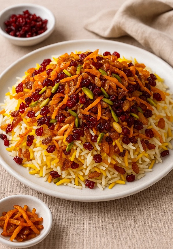 مواد لازم و طرز تهیه مرصع پلو