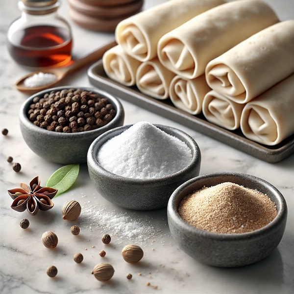 مواد سس بورک مرغ و قارچ