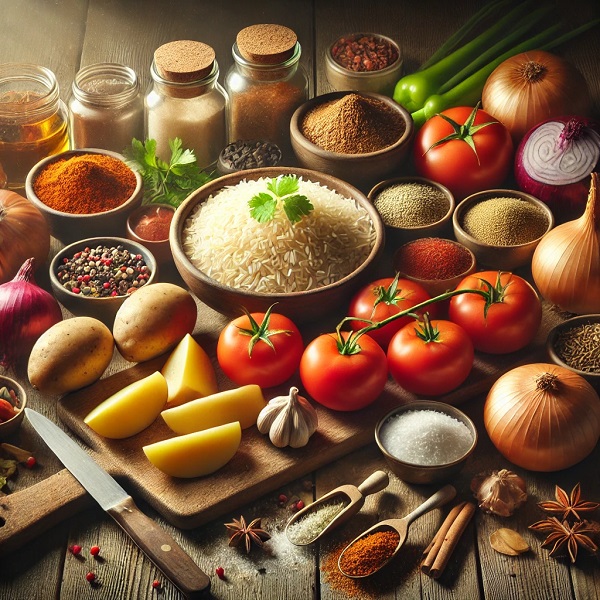 مواد لازم استانبولی بدون گوشت