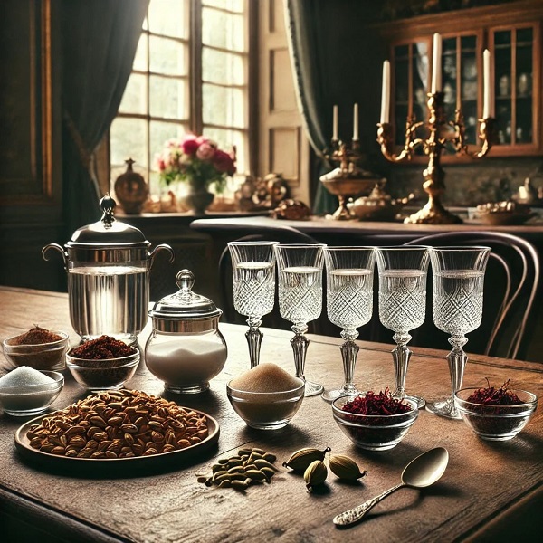 مواد لازم شربت خاکشیر