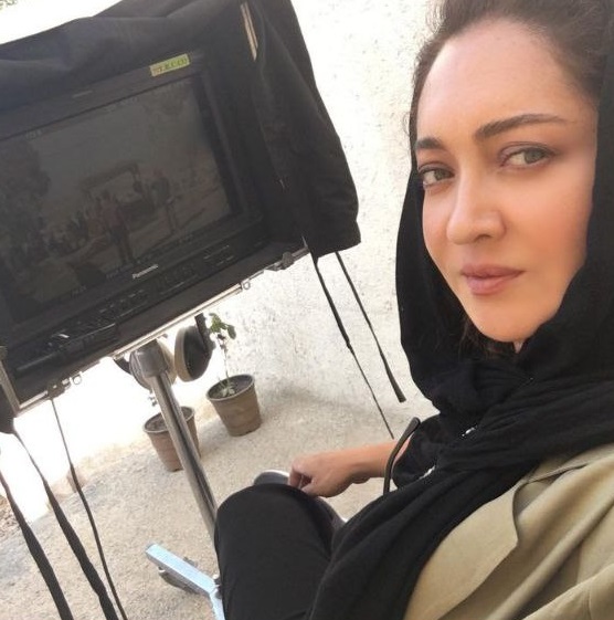 نیکی کریمی در فیلمبرداری