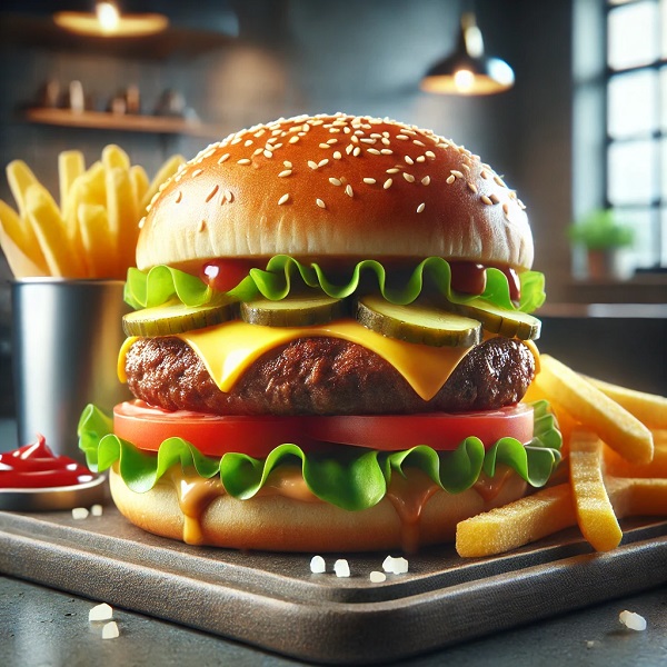 مواد لازم و طرز تهیه همبرگر خانگی