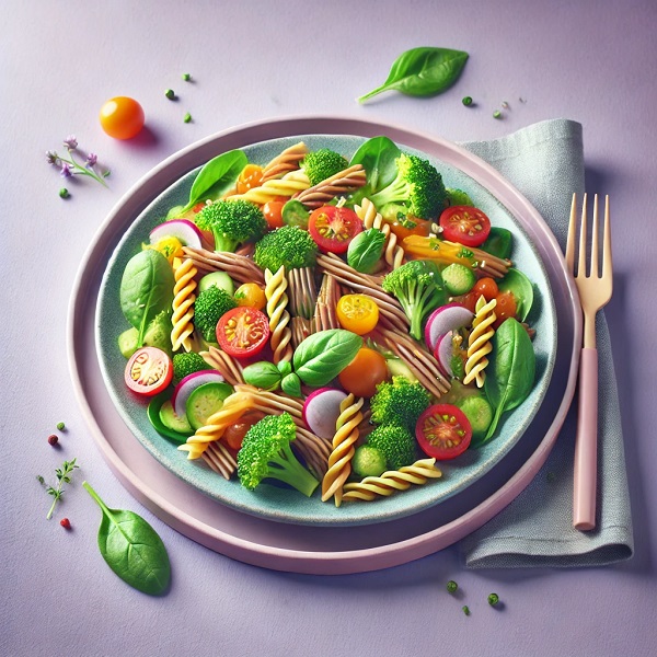 مواد لازم و طرز تهیه پاستای سبزیجات رژیمی