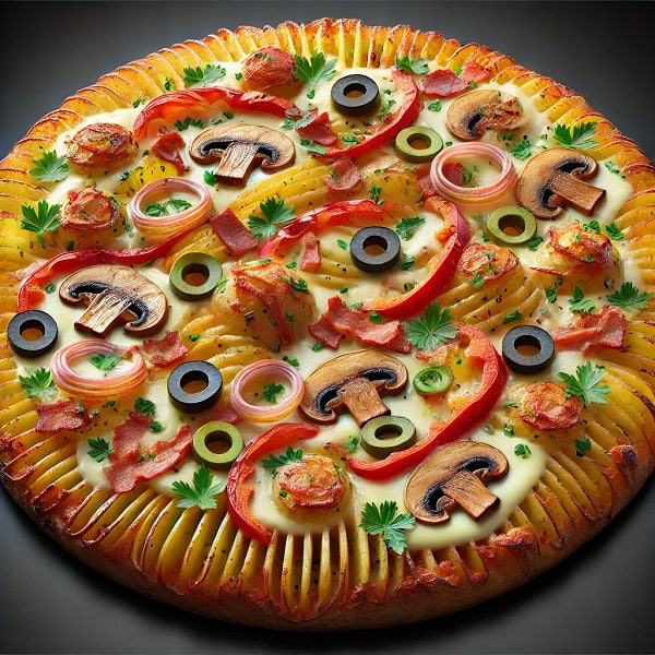 مواد لازم و طرز تهیه پیتزا سیب زمینی